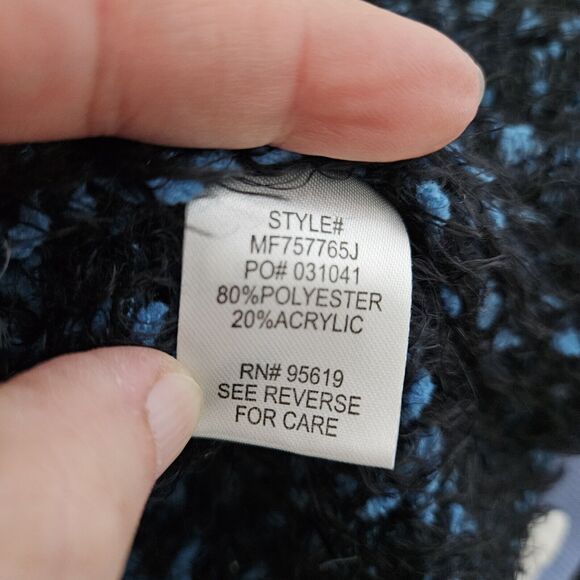 John Paul Richard Cardigan Women's Large Striped Button Up Sweater Pockets GUC - Picture 3 of 10